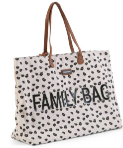 CHILDHOME Verzorgingstas Family Bag luipaardmotief canvas