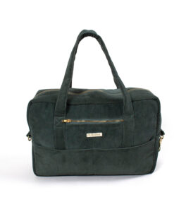 Filibabba Luiertas - Mom Bag - Ribfluweel - 30x45x16 cm - Pine Green