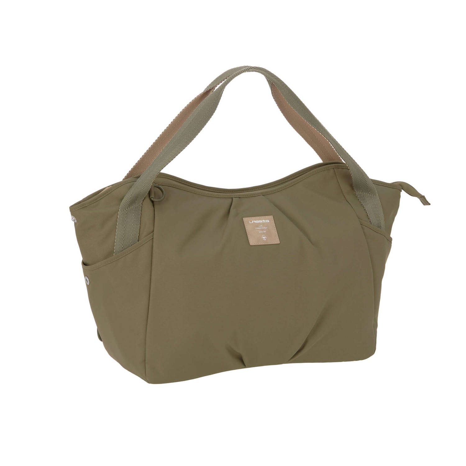 Lässig Luiertas Green Label Twin Bag Triangle Olive