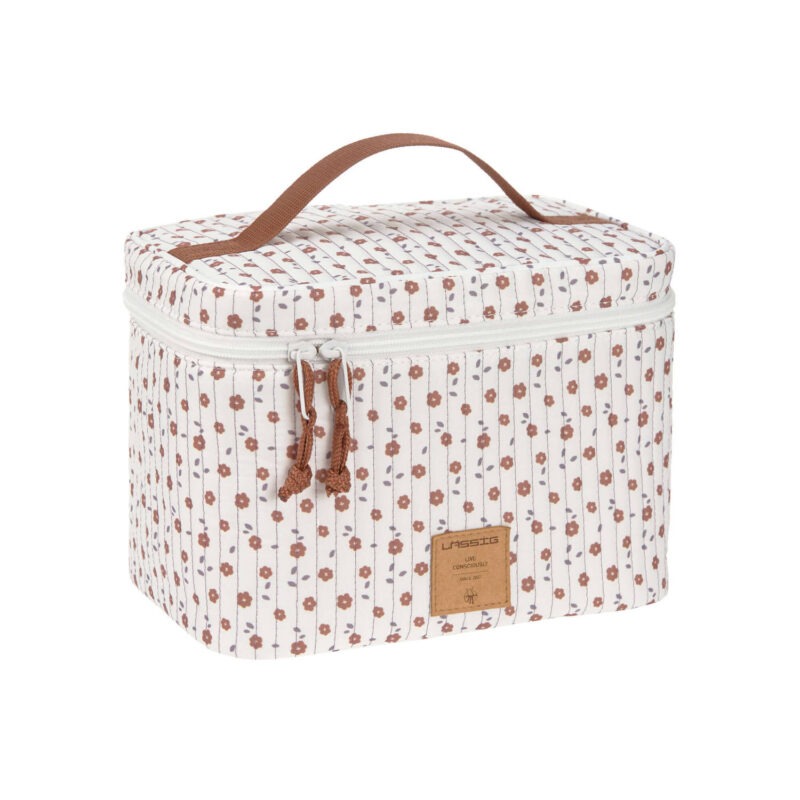 Lässig Nursery Caddy To Go / Luiertas - Flowers white