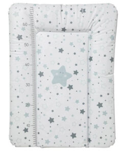 BABYCALIN Comfort Aankleedkussen 50 x 70 cm Etoile Grise Bedrukt Toise
