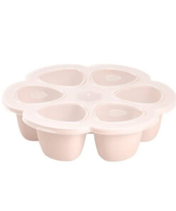 BEABA Multiportions siliconen 6x90 ml roze