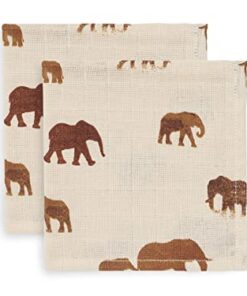 Jollein 535-852-66029 Muslin Cloths/Swaddle Hydrofiel Savannah Beige Pack of 2 (115 x 115 cm)