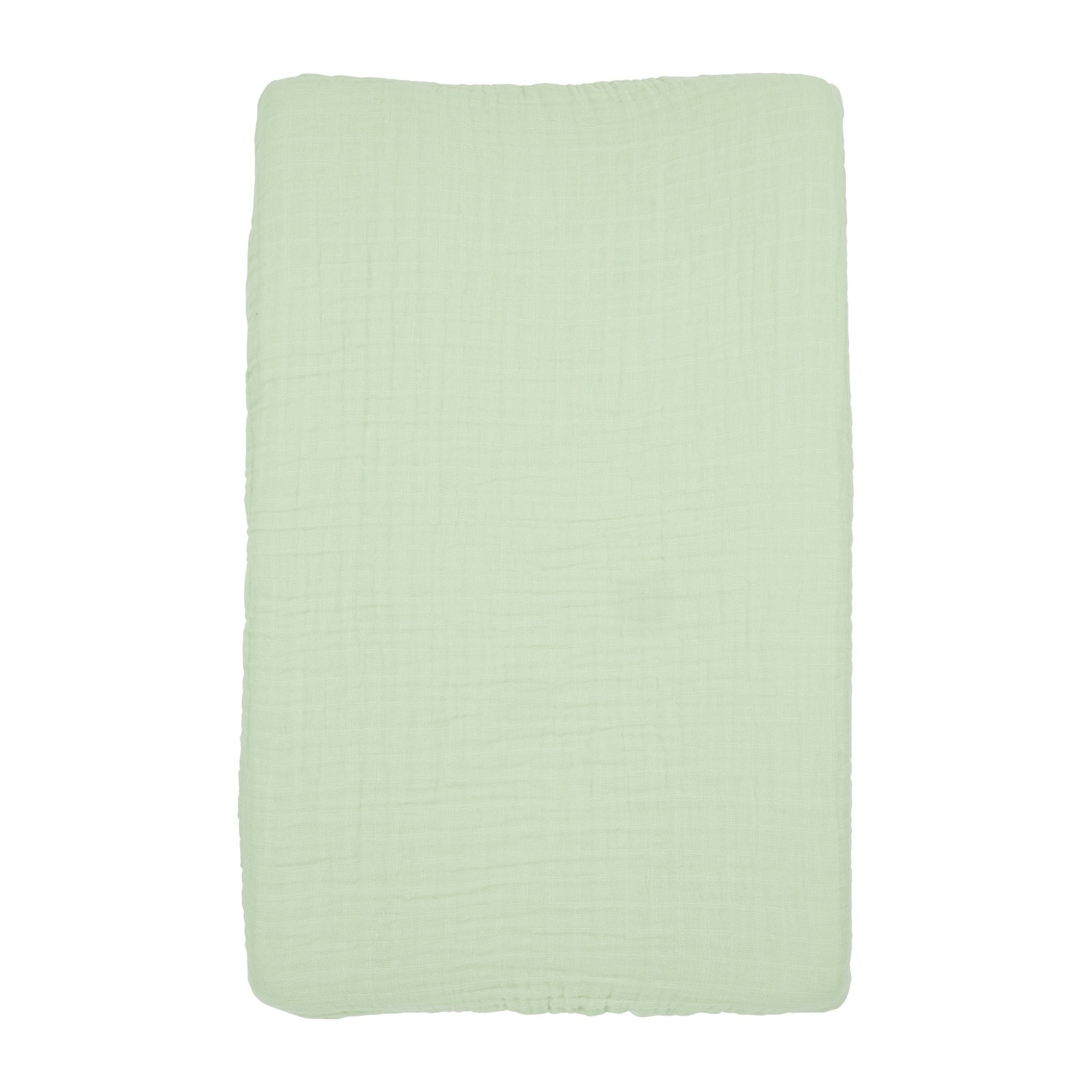 Meyco Aankleedkussenhoes Uni - Pre-washed - Soft Green