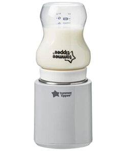 Tommee Tippee LetsGo Draagbare flessenwarmer voor onderweg, oplaadbaar via USB, elektrische flessenwarmer, licht en reisvriendelijk