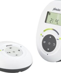 Alecto DBX-125 - Full Eco DECT Babyfoon met Display - Wit/Antraciet