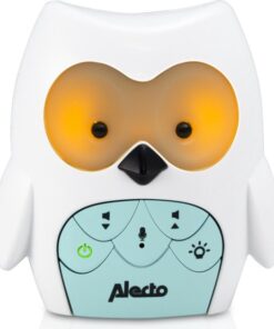 Alecto DBX-84 - DECT Babyfoon Uil - Nachtlampje - Wit/Mint