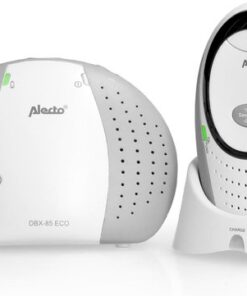 Alecto DBX-85GS - Full Eco DECT Babyfoon - Wit/Grijs