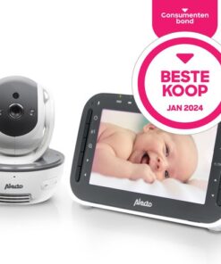 Alecto DVM200M - Babyfoon met Camera - Op afstand Beweegbaar - Wit