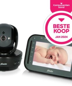 Alecto DVM200MBK - Babyfoon met Camera - Op afstand Beweegbaar - Zwart