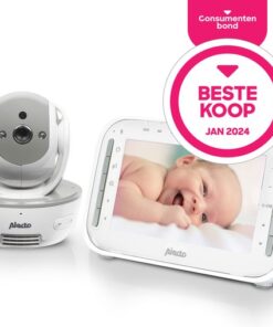 Alecto DVM200MGS - Babyfoon met Camera - Op afstand Beweegbaar - Grijs