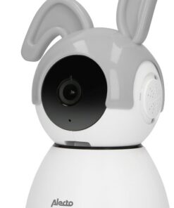 Alecto SMARTBABY10 - WiFi Babyfoon met op afstand beweegbare HD Camera - App met Push melding bij beweging en geluid - Wit