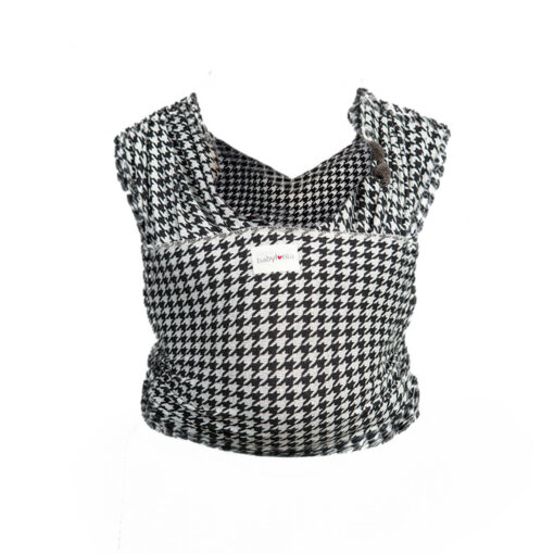 Babylonia Baby Carriers - Draagdoek Baby - Model TRICOT-SLEN DESIGN - 500 cm - Pied-de-Poule