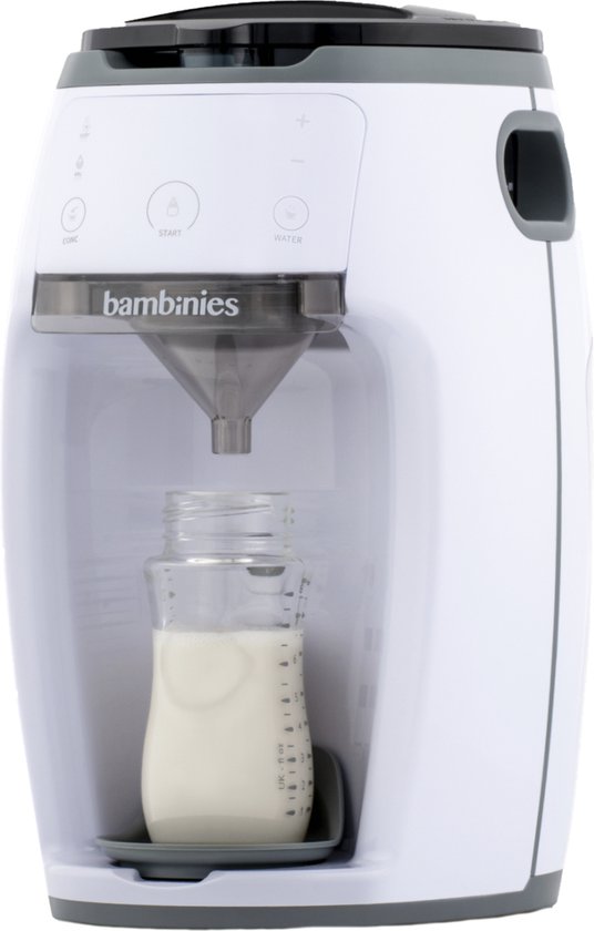 Bambinies - Baby melk machine - Baby Senseo - Baby fles maker - Flesvoeding Apparaat - Flessenwarmer - Flesverwarmer - Automatisch Poeder Mengen, Maak eenvoudig en direct een fles formule klaar