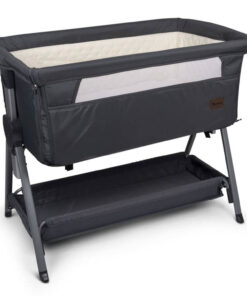 Baninni Co-sleeper Elia 92x55x82 cm donkergrijs