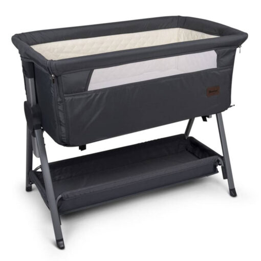 Baninni Co-sleeper Elia 92x55x82 cm donkergrijs