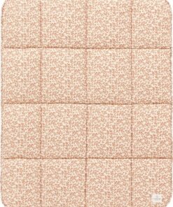 Boxkleed Botanical Muslin Fog / Tan