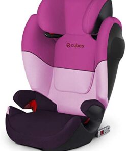 Cybex Silver Kinderzitje, autostoeltje voor kinderen, Solution M-Fix SL, groep 2/3 (15 - 36 kg), met ISOFIX, purple rain