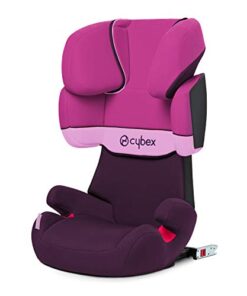 Cybex Silver Kinderzitje, autostoeltje voor kinderen, Solution X-Fix, groep 2/3 (15 - 36 kg), met ISOFIX, purple rain