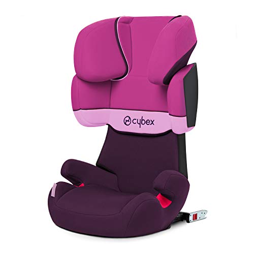 Cybex Silver Kinderzitje, autostoeltje voor kinderen, Solution X-Fix, groep 2/3 (15 - 36 kg), met ISOFIX, purple rain