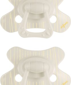 Difrax - Natural Fopspeen - 6+ Maanden - Witte Speen - 2 st.