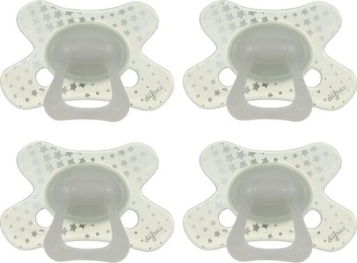 Difrax - Natural Speen - 12+ Maanden - Glow in the dark - 4 stuks