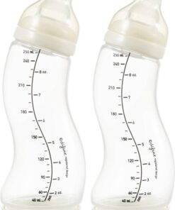 Difrax Babyfles 250 ml Natural - S-Fles - Anti-Colic - Crèmewit - Duopack