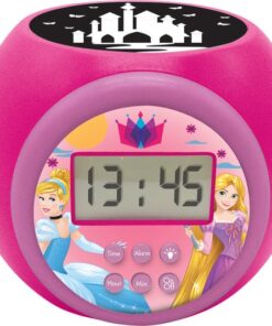 Disney Princess Projector Wekker Roze