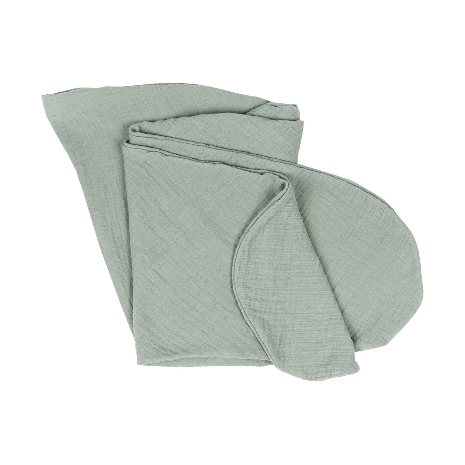 Doomoo Basics Cover - Hoes voor Voedingskussen Comfy Big - Biokatoen - 190cm - Tetra Green