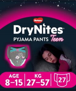 DryNites luierbroekjes - meisjes - 8 tot 15 jaar (27 - 57 kg) - 27 stuks - voordeelverpakking