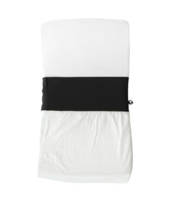 Fedde & Kees Nunki Co-Sleeper Laken Zwart / Off White 50 x 90 cm