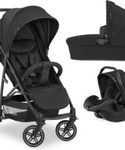 Hauck Rapid 4R Plus 3 in 1 Kinderwagen - Trio set - Zwart