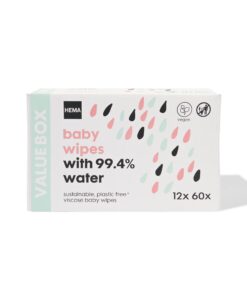 HEMA Baby Waterwipes - 12x60 Stuks