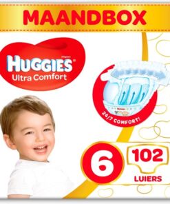 Huggies luiers - Maat 6 (15 tot 30 kg) - 102 stuks - Voordeelverpakking