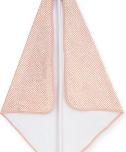 Jollein Badcape Snake 75x75cm - Pale Pink