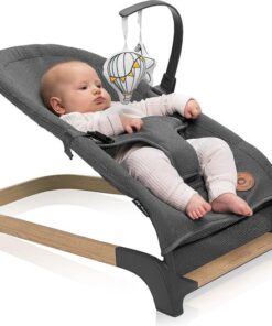 Lionelo June Air - Babyschommel - tot 9 kg - 3-punts veiligheidsgordels - Lichtgewicht