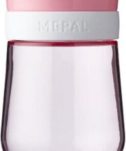 Mepal Mio 360° oefenbeker – 300 ml – Makkelijk vast te houden – Kinderservies – Deep pink