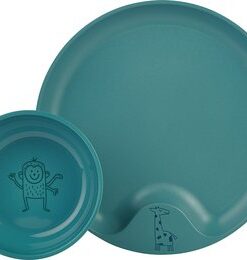 Mepal Mio kinderservies set – 6-delig – Kraamcadeau – Kinderservies – Deep turquoise