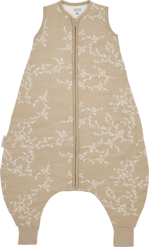 Meyco Baby Branches baby winter slaapoverall jumper - sand - 80cm