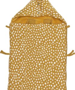 Meyco Baby Cheetah voetenzak - honey gold - 40x82cm