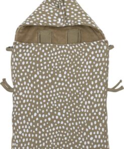 Meyco Baby Cheetah voetenzak - taupe - 40x82cm