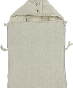 Meyco Baby Knit Basic voetenzak - sand melange - 40x82cm