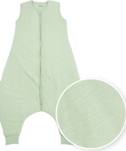 Meyco Baby Slub baby winter slaapoverall jumper - soft green - 92cm