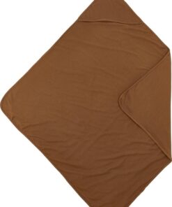 Meyco Baby Uni badcape - camel - 80x80cm