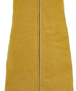 Meyco Baby Velvet baby slaapzak gevoerd - honey gold - 70cm
