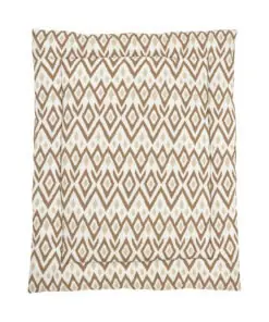 Meyco Ikat Boxkleed Sand / Toffee 77 x 97 cm