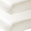 Meyco Jersey Hoeslaken 50 x 90 cm Offwhite 2 Stuks