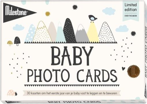 Milestone™ Baby Photo Cards - Mijlpaalkaarten - Over the Moon