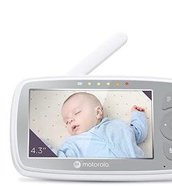 Motorola VM44 Connect Baby Monitor - Babyfoon met Camera - Wi-Fi - met App - HD Videostreaming - 2 Weg Communicatie - Infrarood Nachtzicht - Bereik tot 300 M - Wit