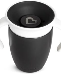 Munchkin Miracle 360° Trainer Cup Oefenbeker - Zwart - 207ml - Anti-lek